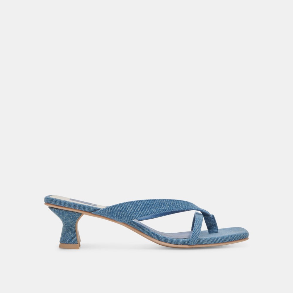 Dolce Vita Brevel Heels Blue Denim