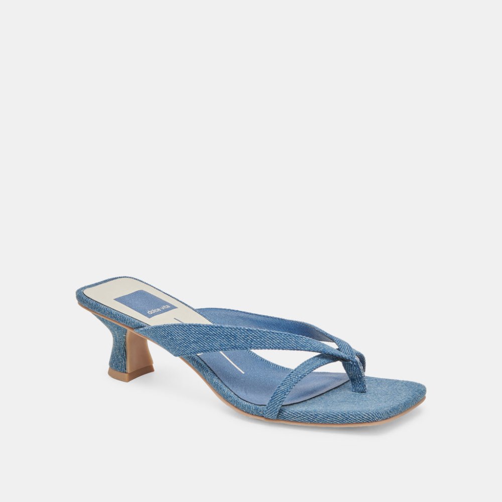 Dolce Vita Brevel Heels Blue Denim