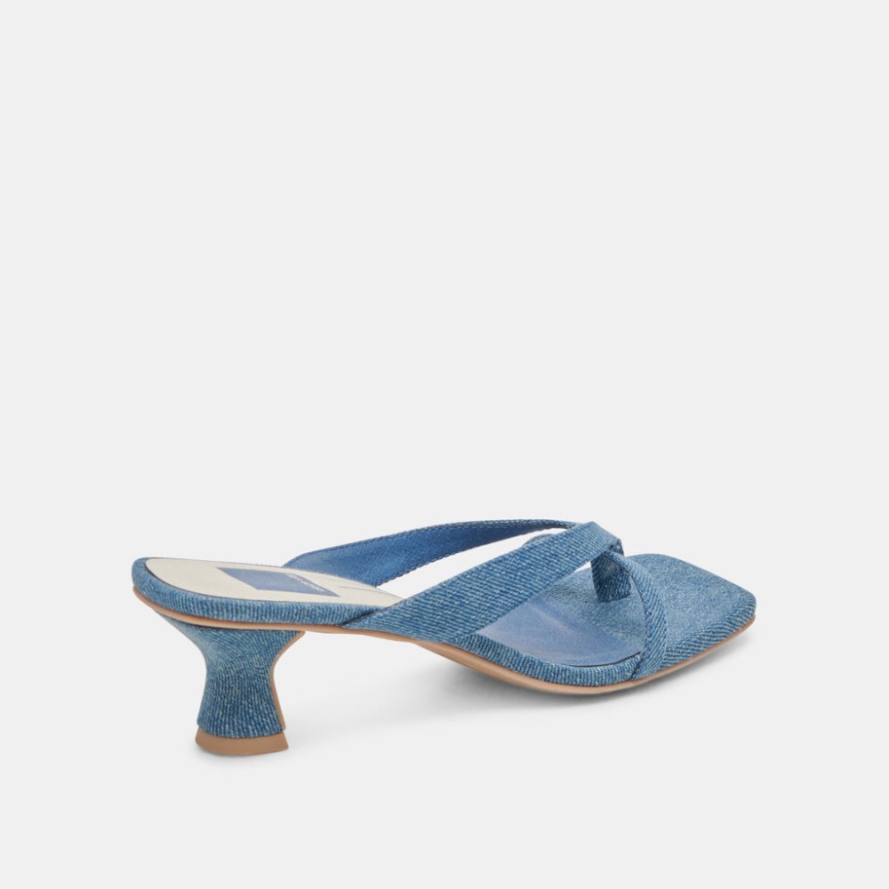 Dolce Vita Brevel Heels Blue Denim