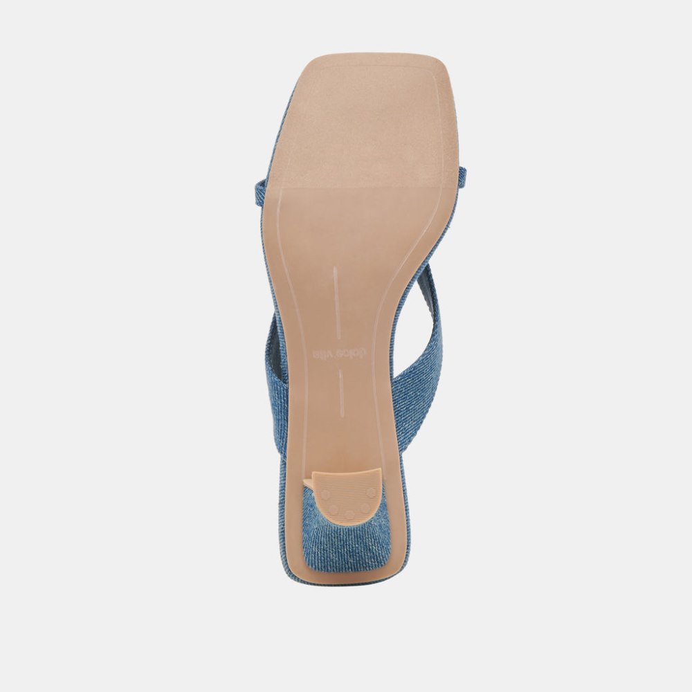 Dolce Vita Brevel Heels Blue Denim