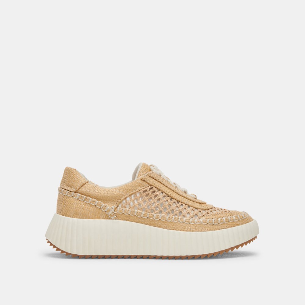 Dolce Vita Dolen Sneakers Lt Natural Raffia