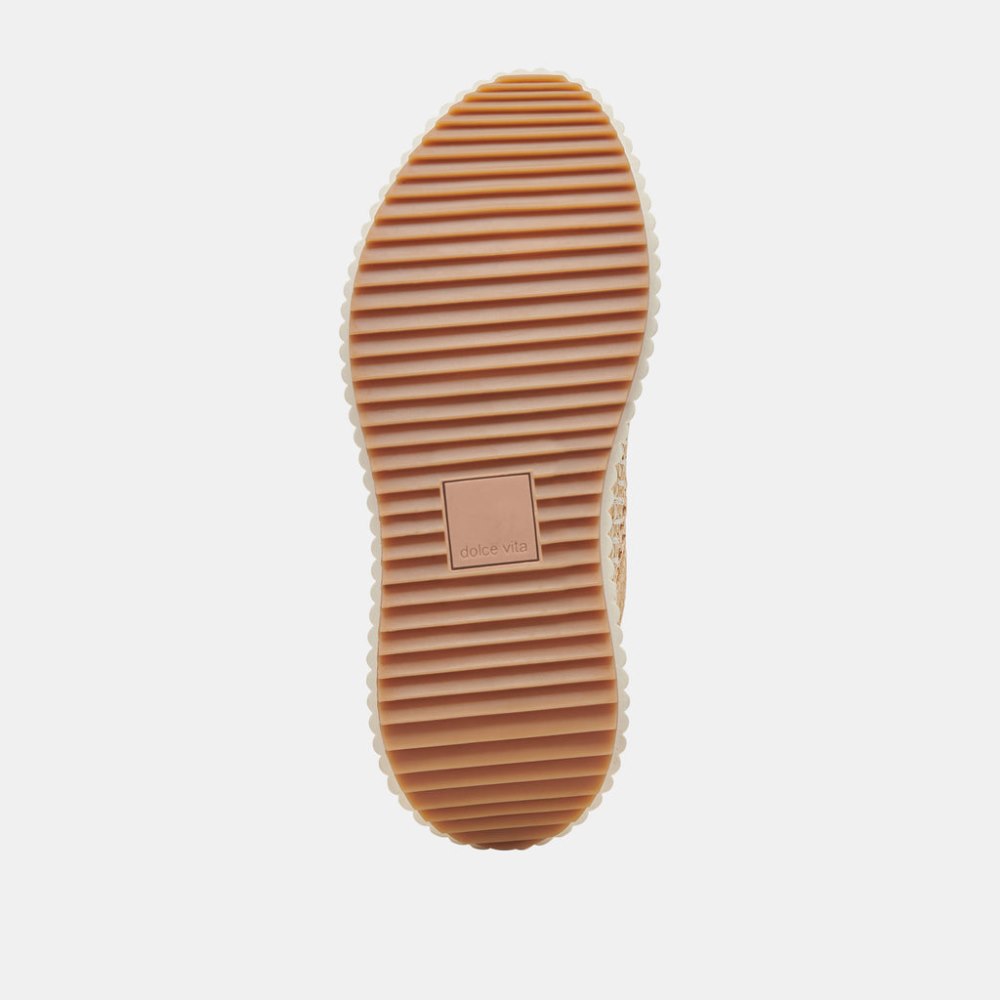 Dolce Vita Dolen Sneakers Lt Natural Raffia