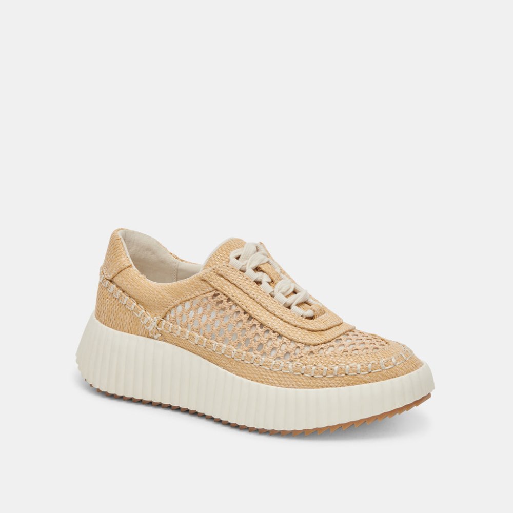 Dolce Vita Dolen Sneakers Lt Natural Raffia