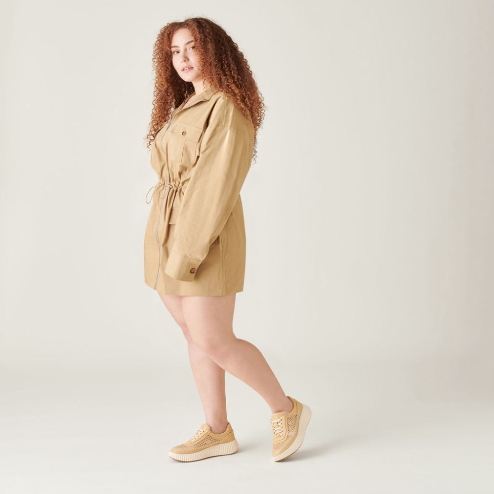 Dolce Vita Dolen Sneakers Lt Natural Raffia