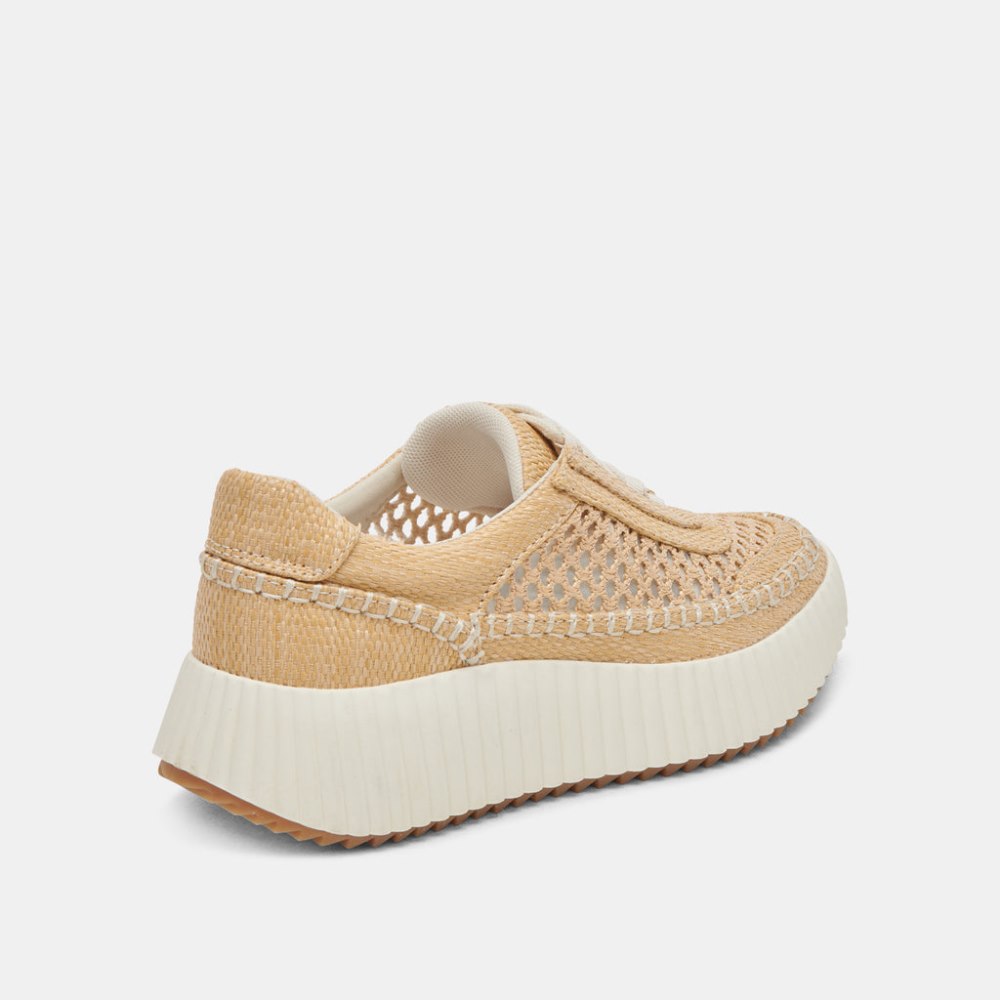 Dolce Vita Dolen Sneakers Lt Natural Raffia