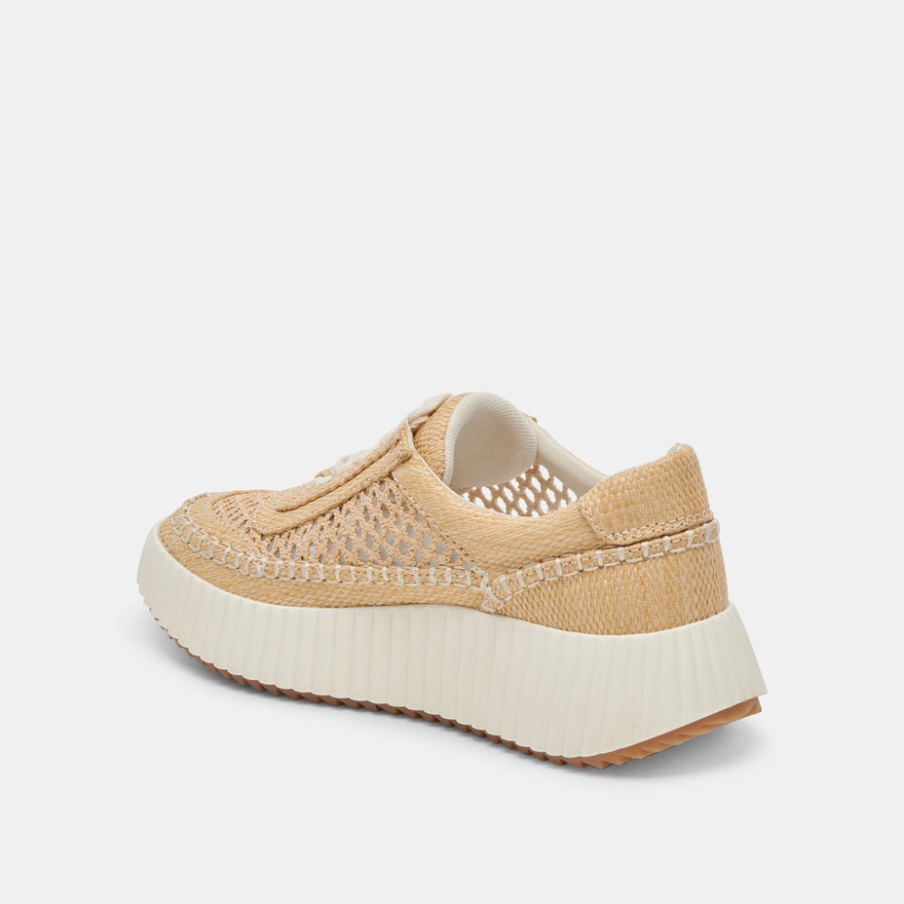 Dolce Vita Dolen Sneakers Lt Natural Raffia