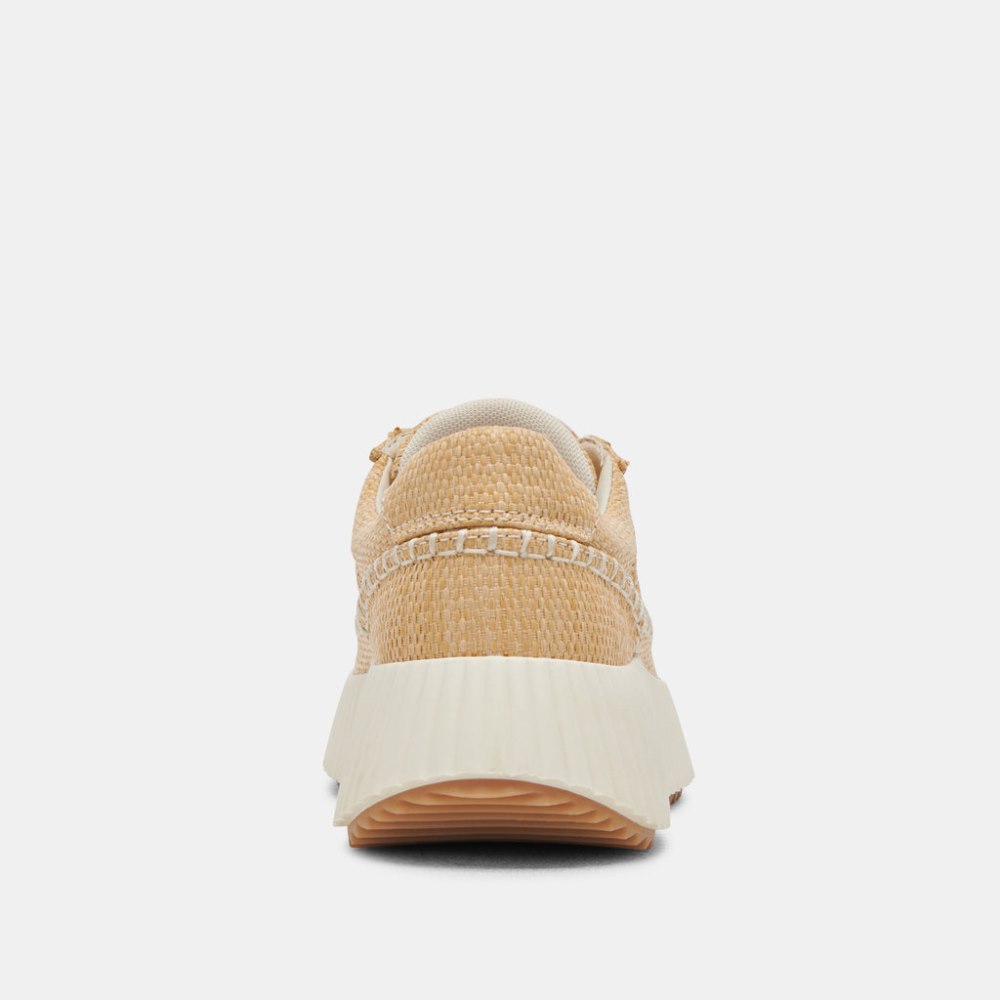 Dolce Vita Dolen Sneakers Lt Natural Raffia
