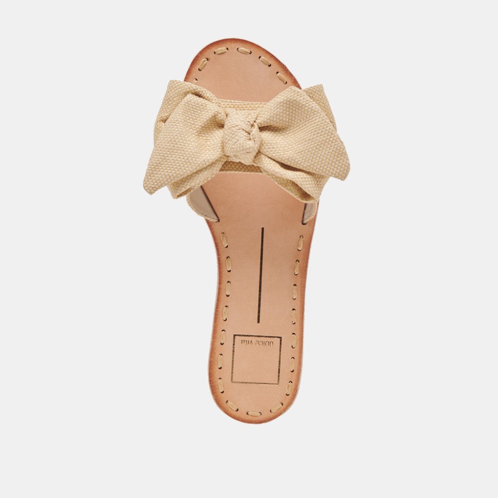 Dolce Vita Darsey Sandals Lt Natural Raffia