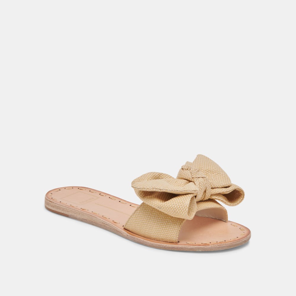 Dolce Vita Darsey Sandals Lt Natural Raffia