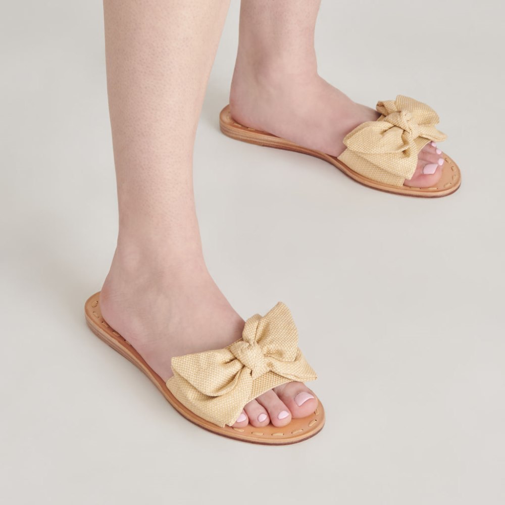 Dolce Vita Darsey Sandals Lt Natural Raffia