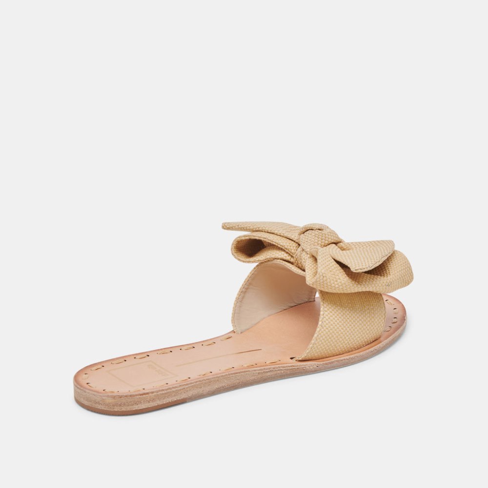 Dolce Vita Darsey Sandals Lt Natural Raffia