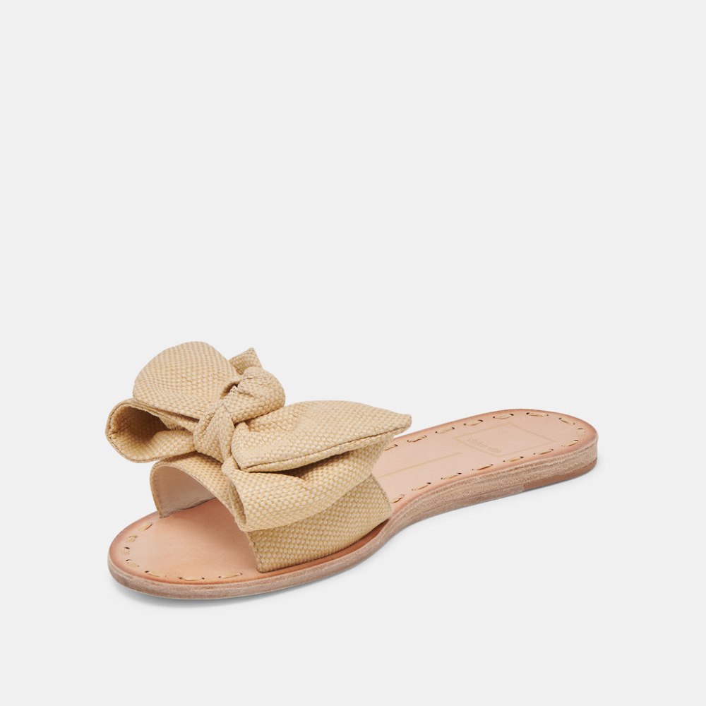 Dolce Vita Darsey Sandals Lt Natural Raffia