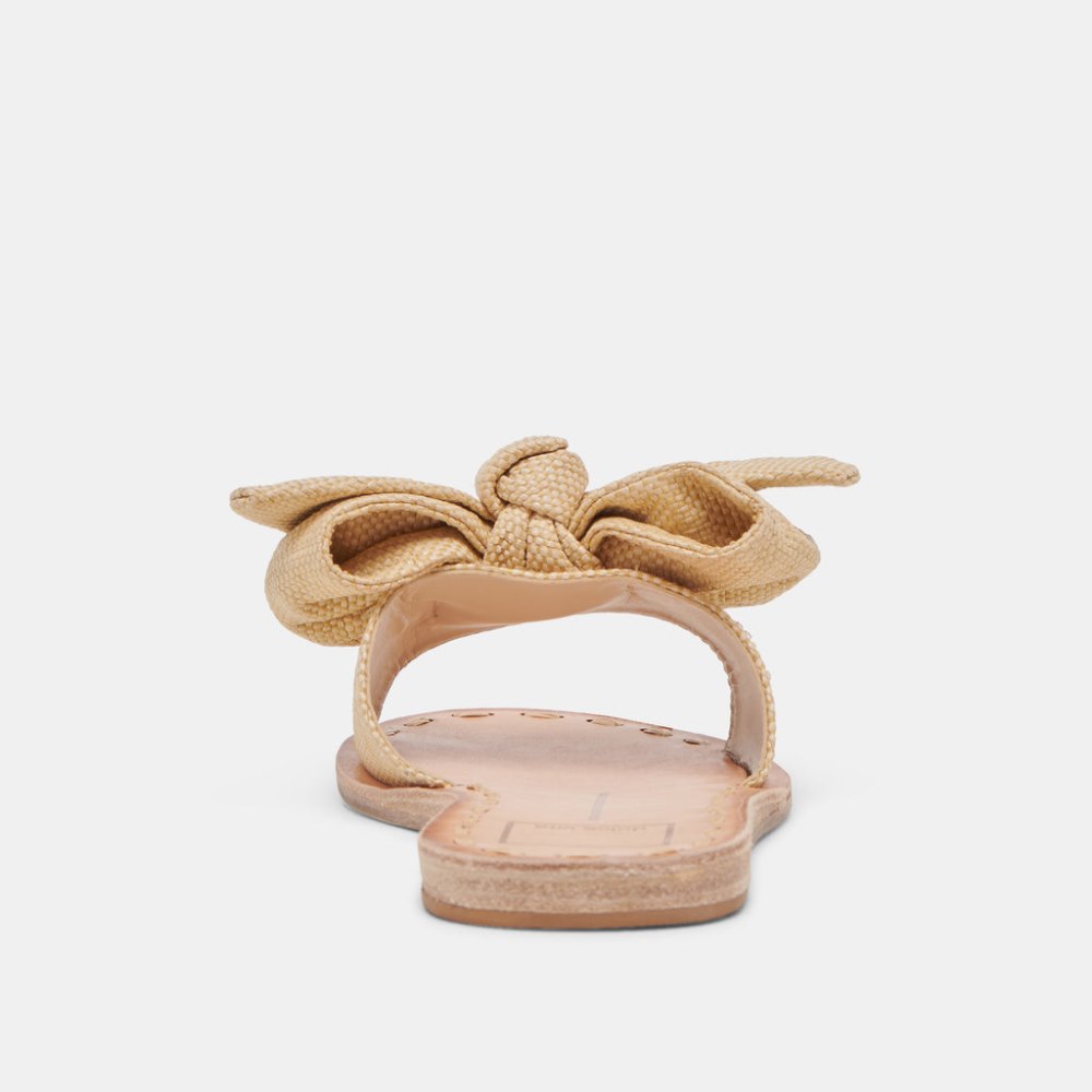 Dolce Vita Darsey Sandals Lt Natural Raffia