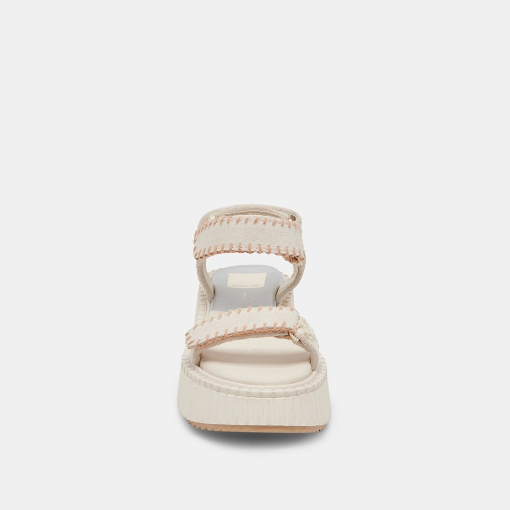Dolce Vita Debra Sandals Ivory Suede