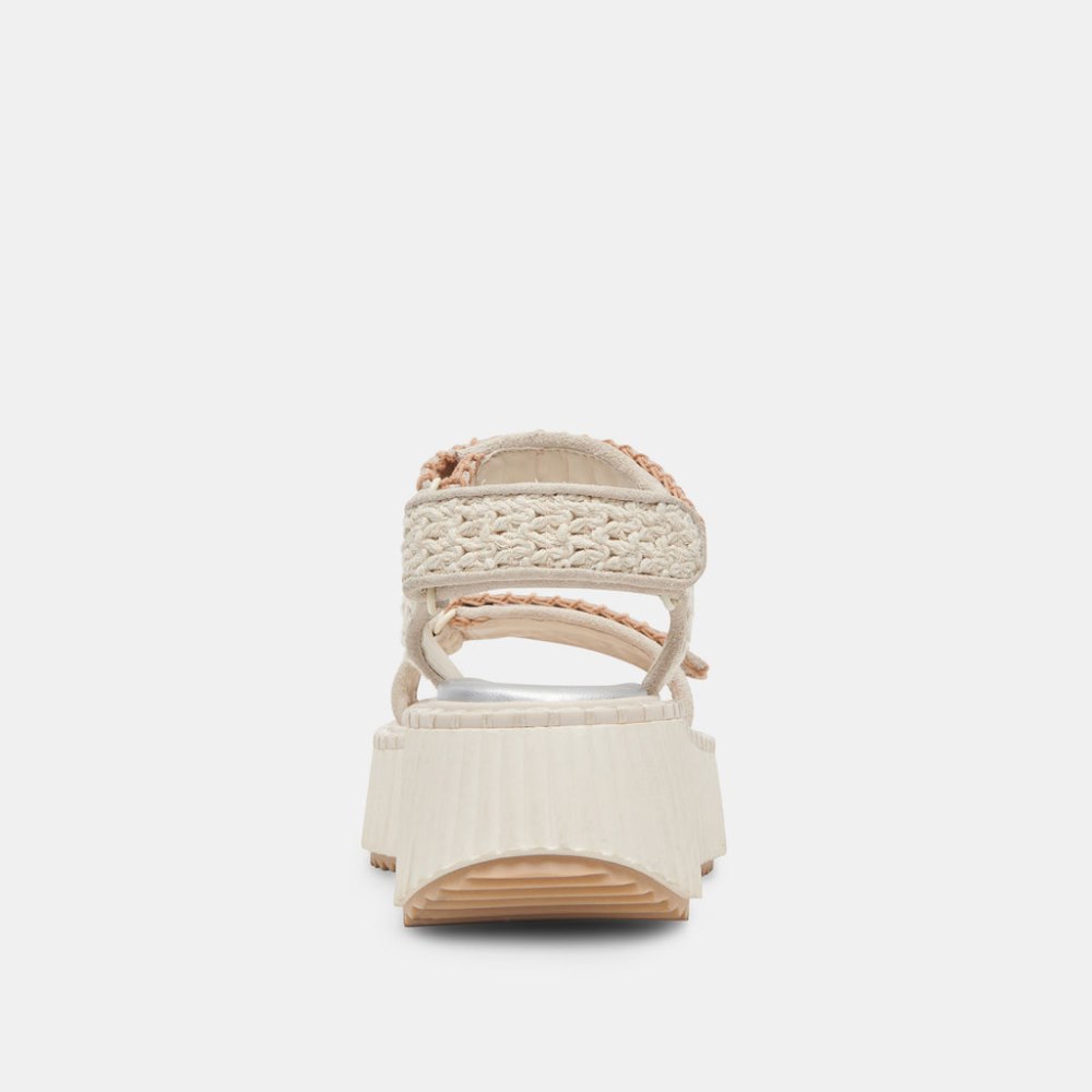 Dolce Vita Debra Sandals Ivory Suede