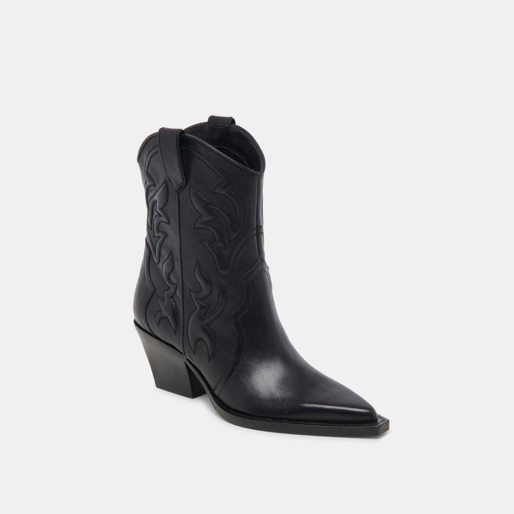 Dolce Vita Rimona Booties Black Leather