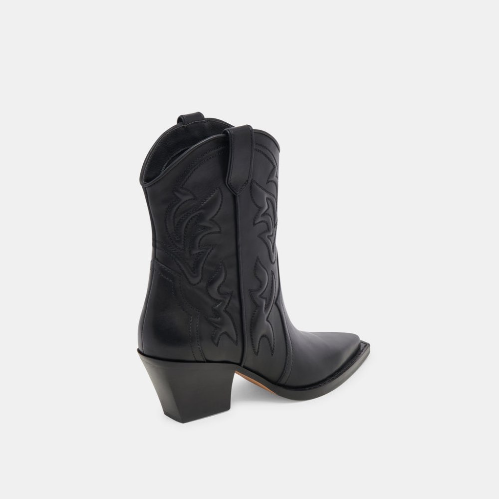 Dolce Vita Rimona Booties Black Leather