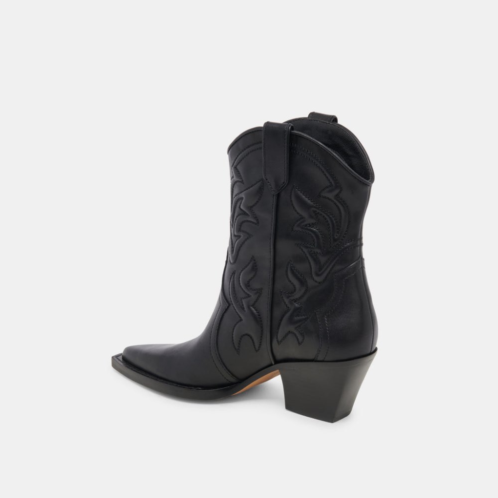 Dolce Vita Rimona Booties Black Leather