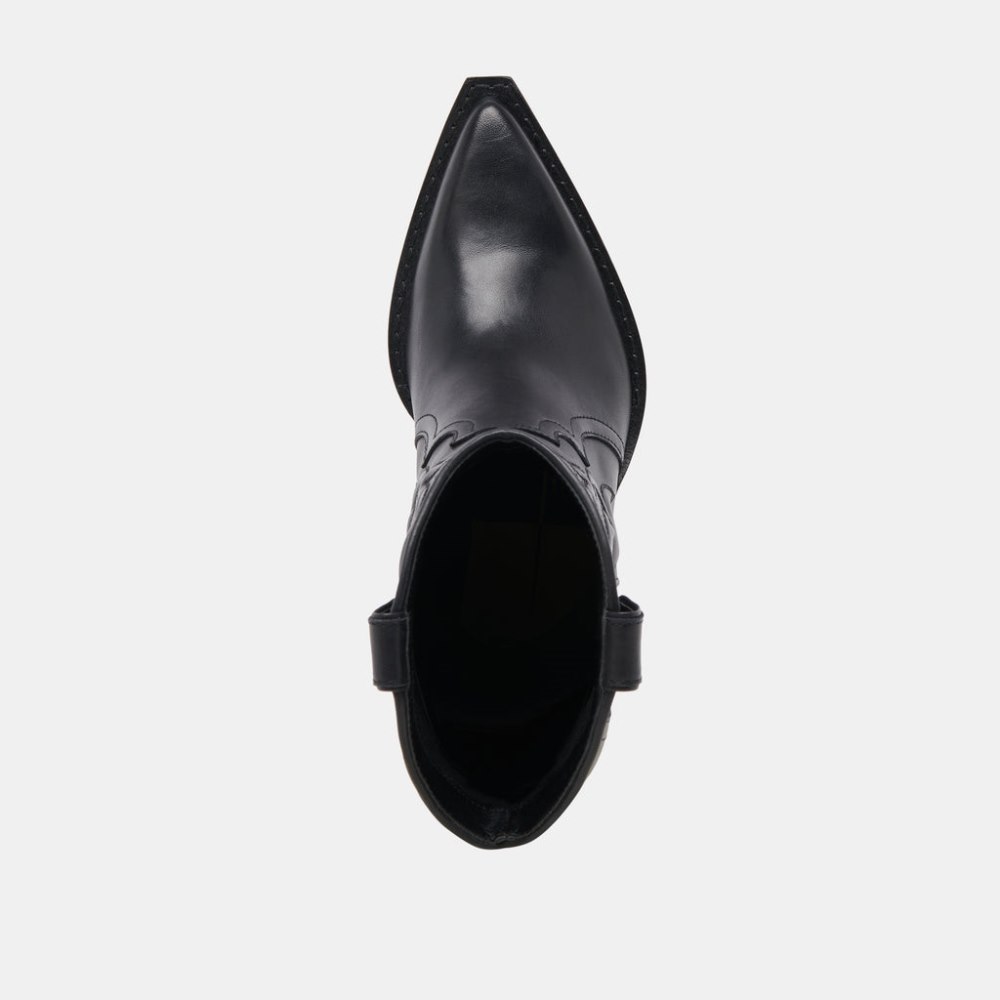 Dolce Vita Rimona Booties Black Leather