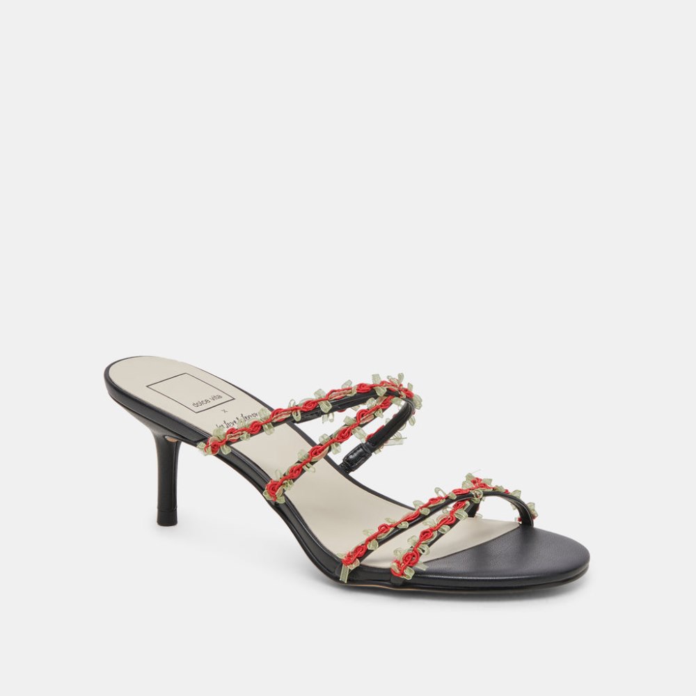 Dolce Vita Betti Wide Heels Black Multi Stella