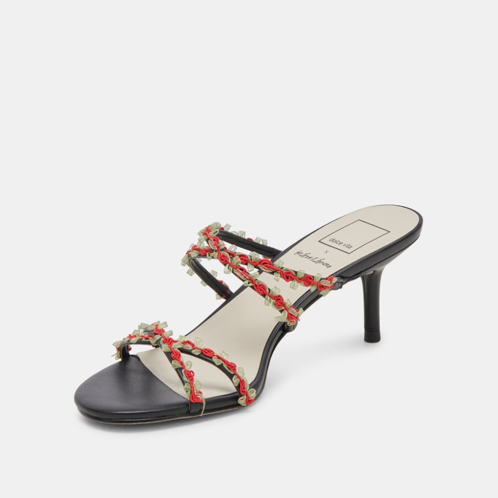 Dolce Vita Betti Wide Heels Black Multi Stella