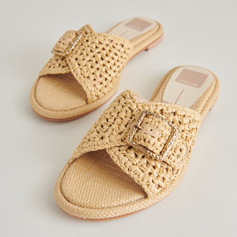 Dolce Vita Alonzo Sandals Natural Raffia