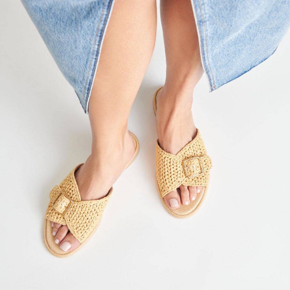 Dolce Vita Alonzo Sandals Natural Raffia