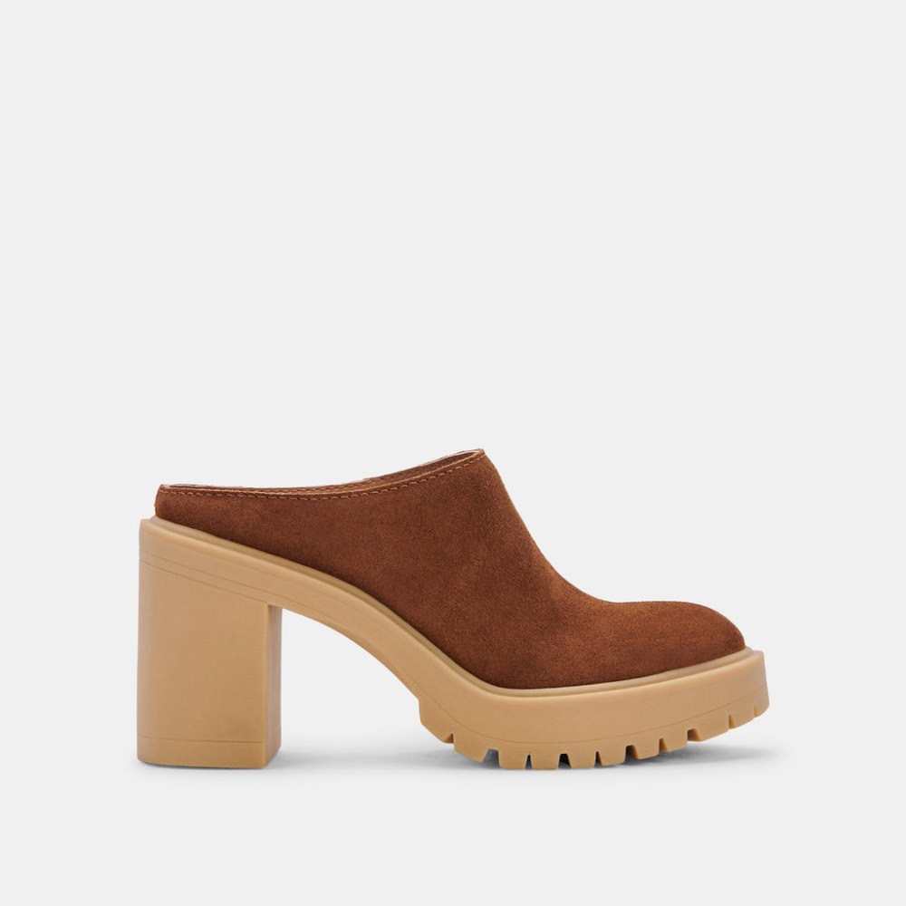 Dolce Vita Carry Heels Camel Suede