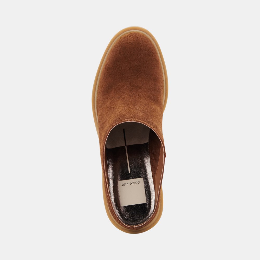 Dolce Vita Carry Heels Camel Suede