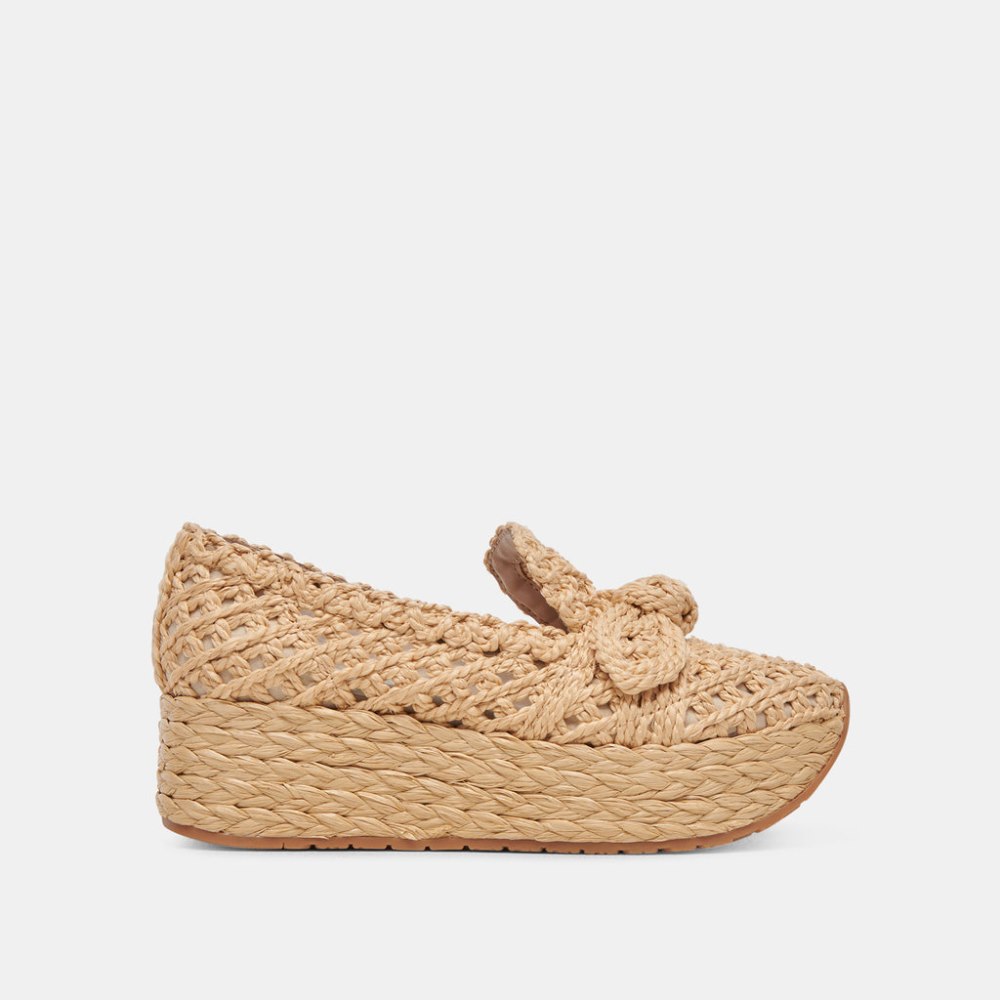 Dolce Vita Jaka Sneakers Lt Natural Raffia