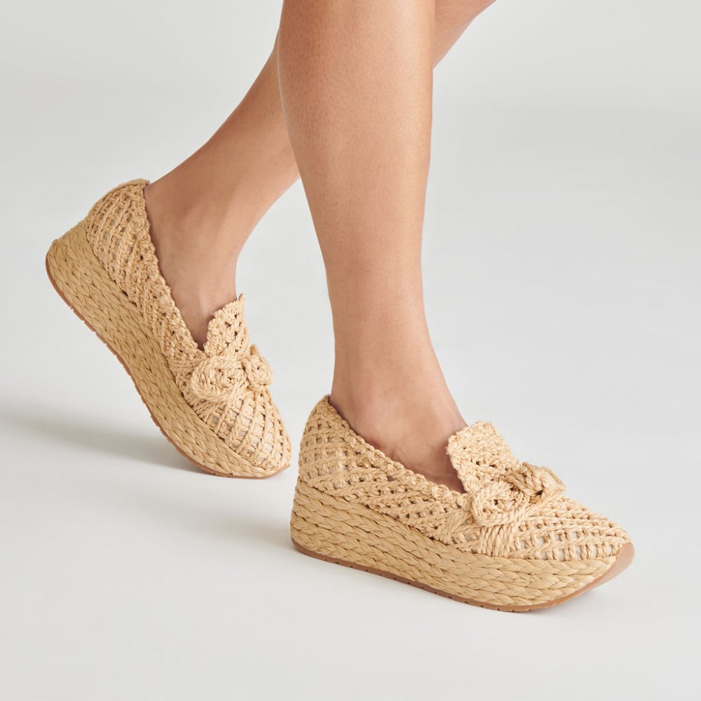 Dolce Vita Jaka Sneakers Lt Natural Raffia