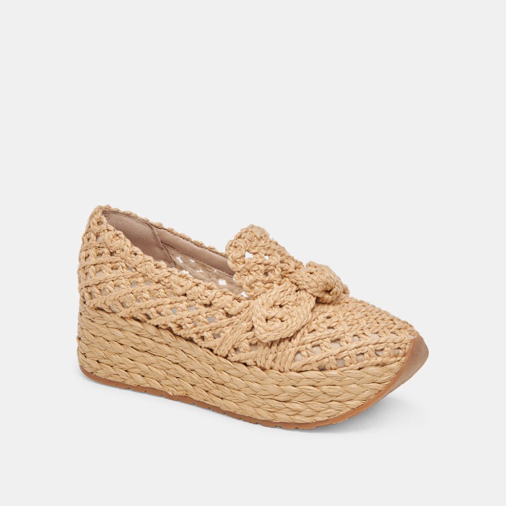 Dolce Vita Jaka Sneakers Lt Natural Raffia
