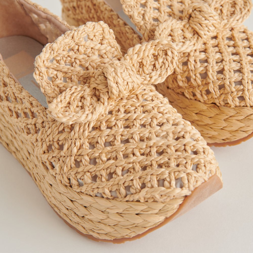 Dolce Vita Jaka Sneakers Lt Natural Raffia