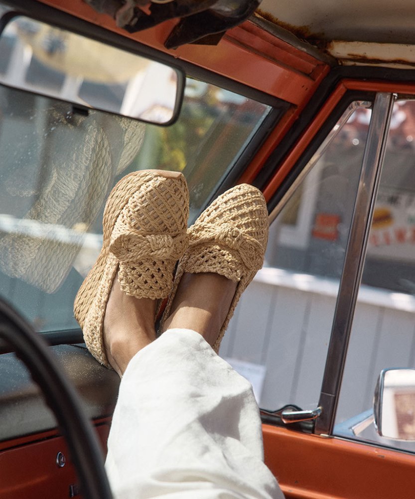 Dolce Vita Jaka Sneakers Lt Natural Raffia