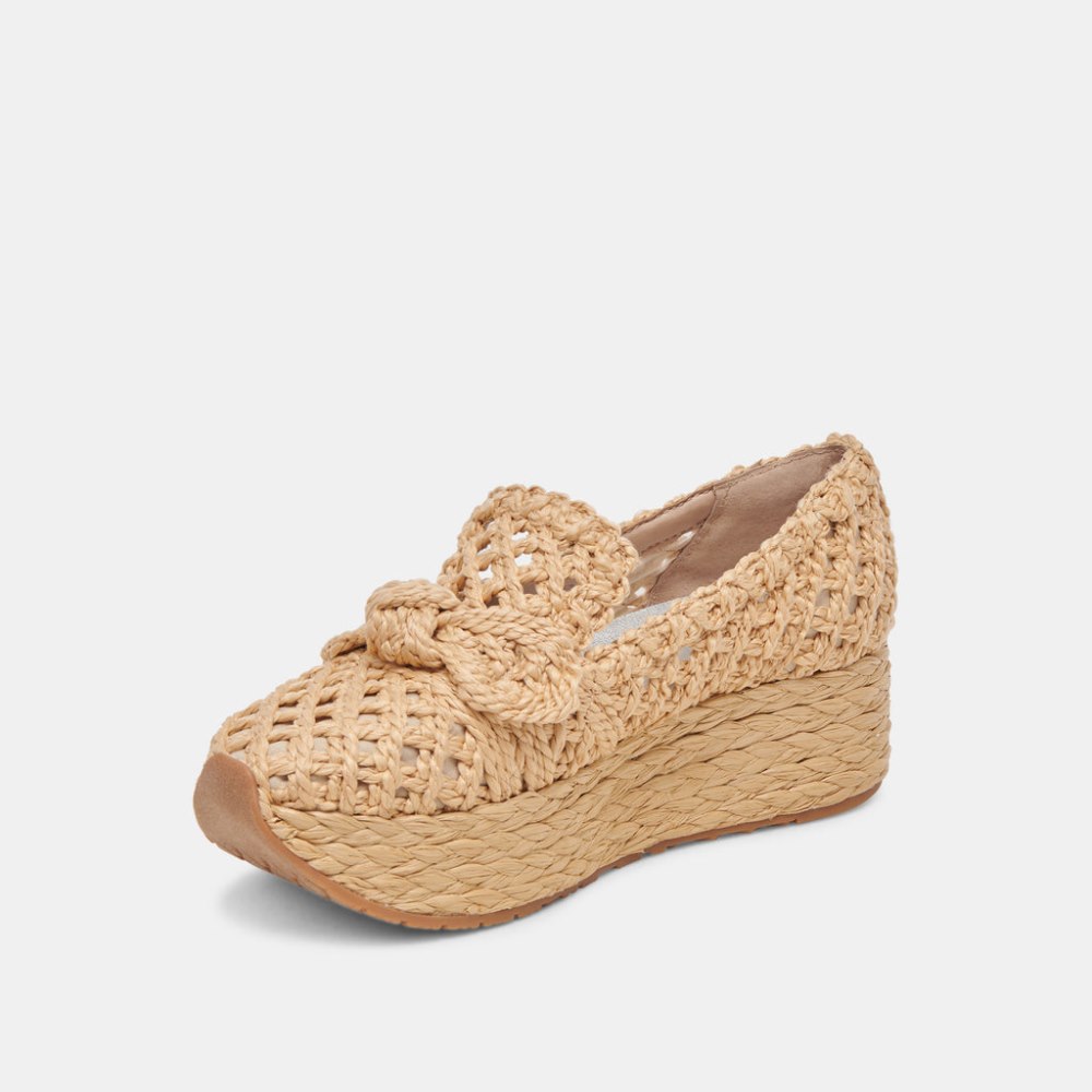 Dolce Vita Jaka Sneakers Lt Natural Raffia