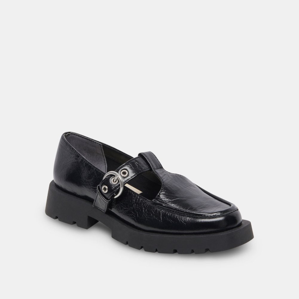 Dolce Vita Ebbie Flats Midnight Patent Leather