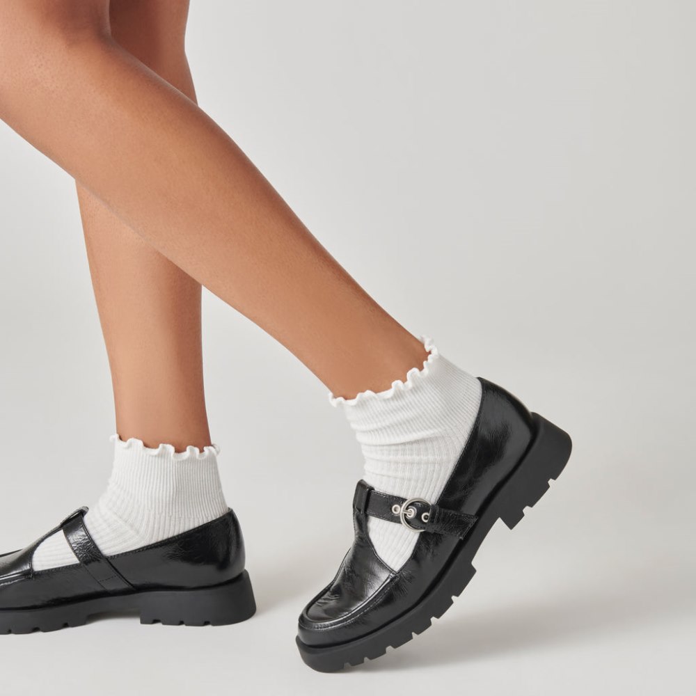 Dolce Vita Ebbie Flats Midnight Patent Leather