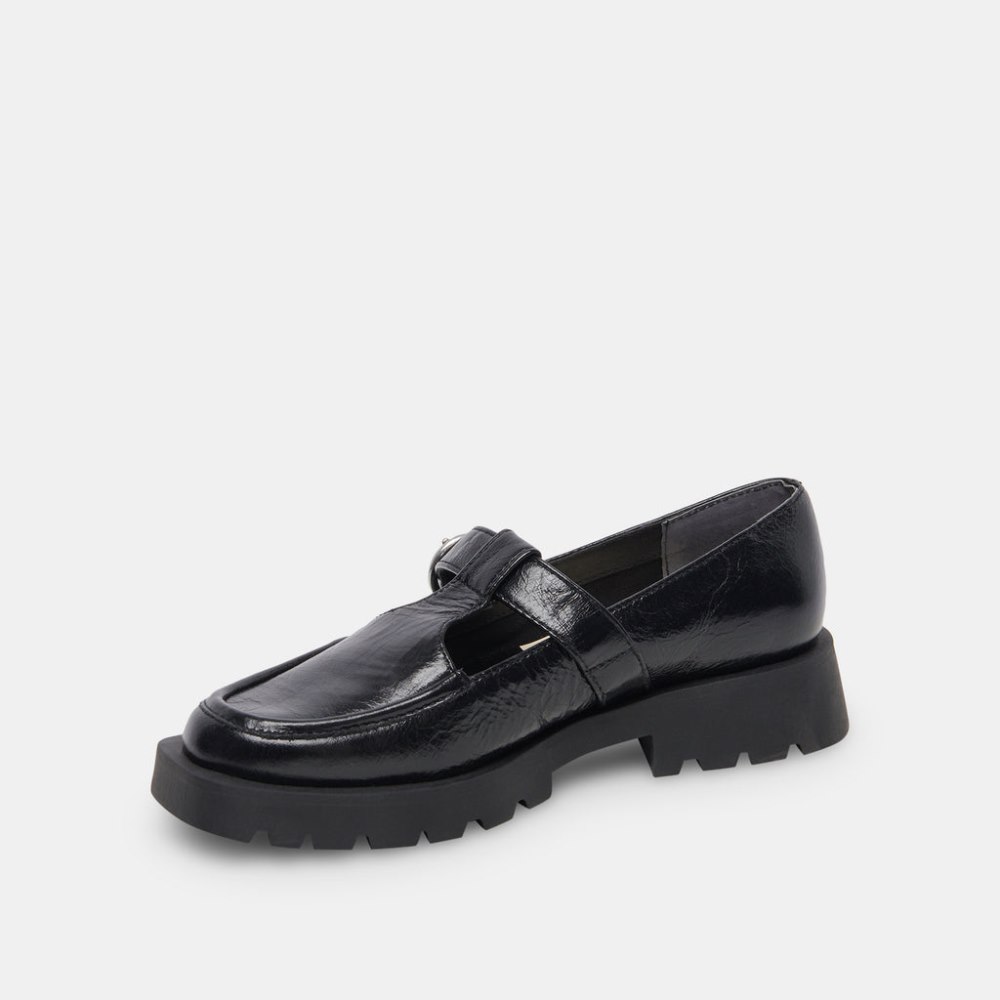 Dolce Vita Ebbie Flats Midnight Patent Leather
