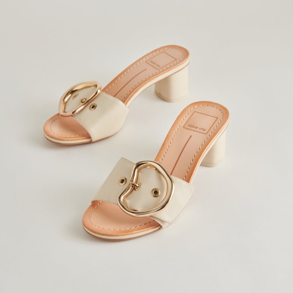 Dolce Vita Laika Heels Ivory Leather