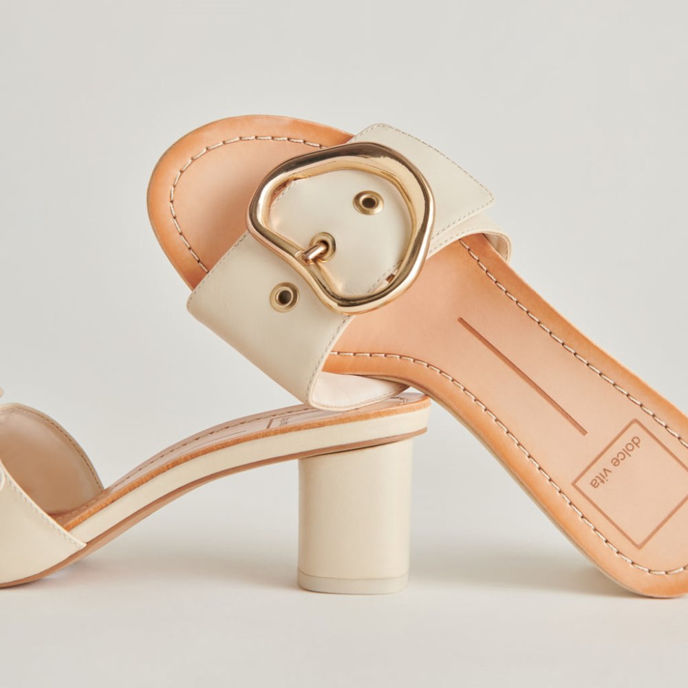 Dolce Vita Laika Heels Ivory Leather