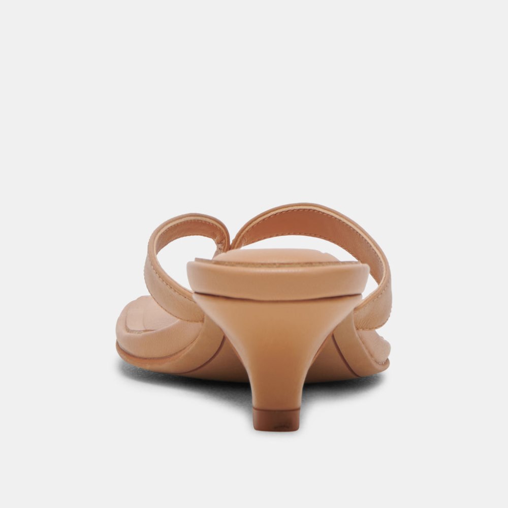Dolce Vita Tasiah Sandals Light Tan Leather