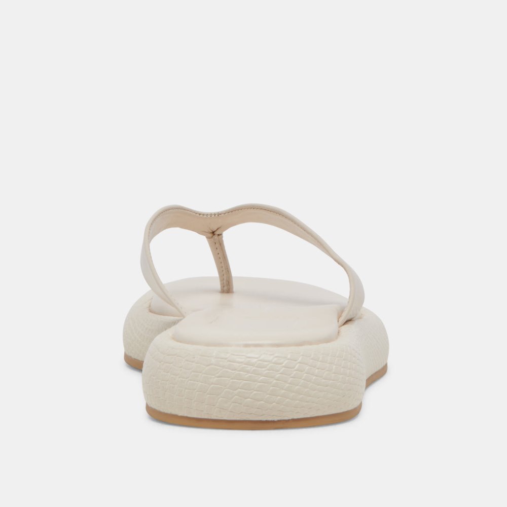 Dolce Vita Adin Sandals Ivory Leather