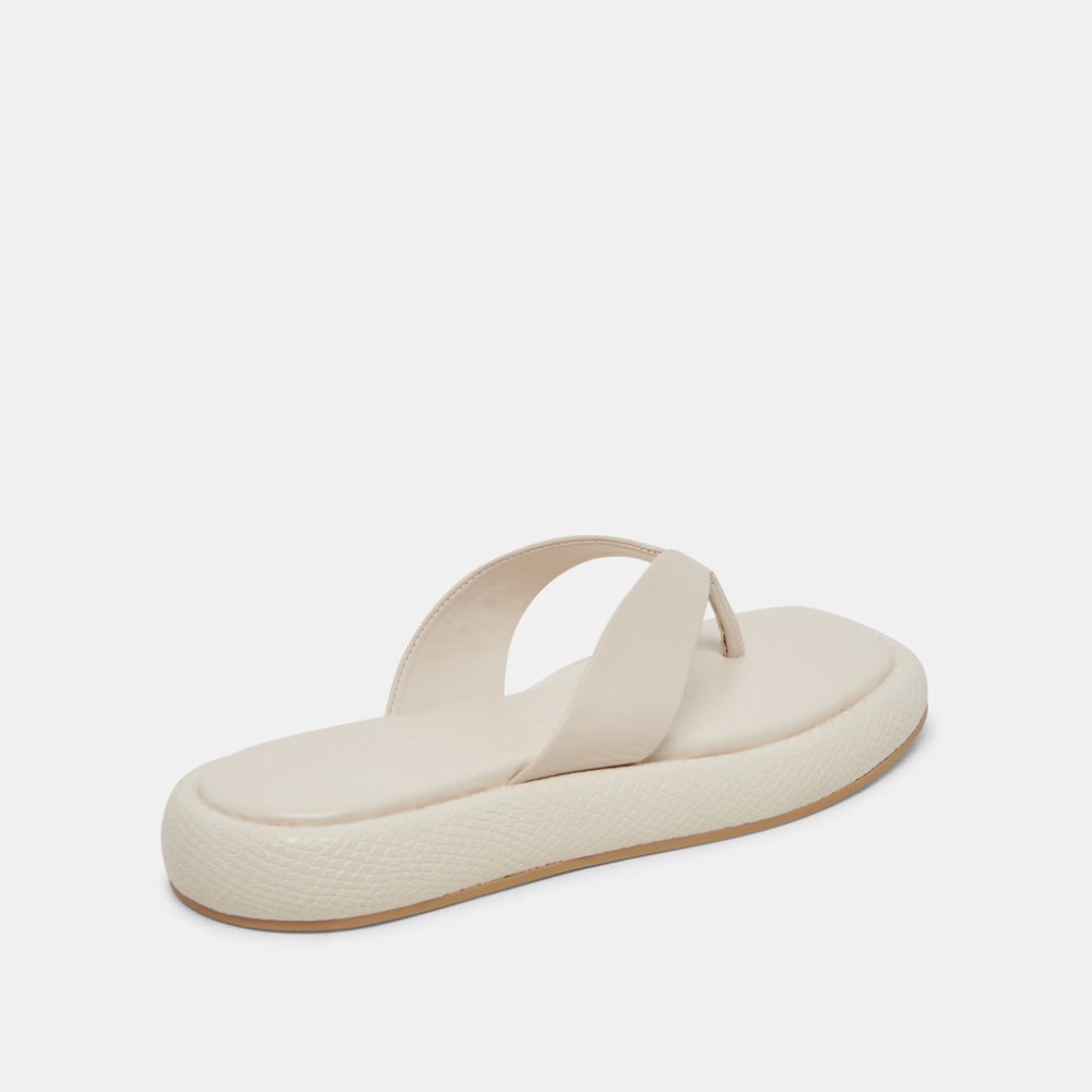 Dolce Vita Adin Sandals Ivory Leather