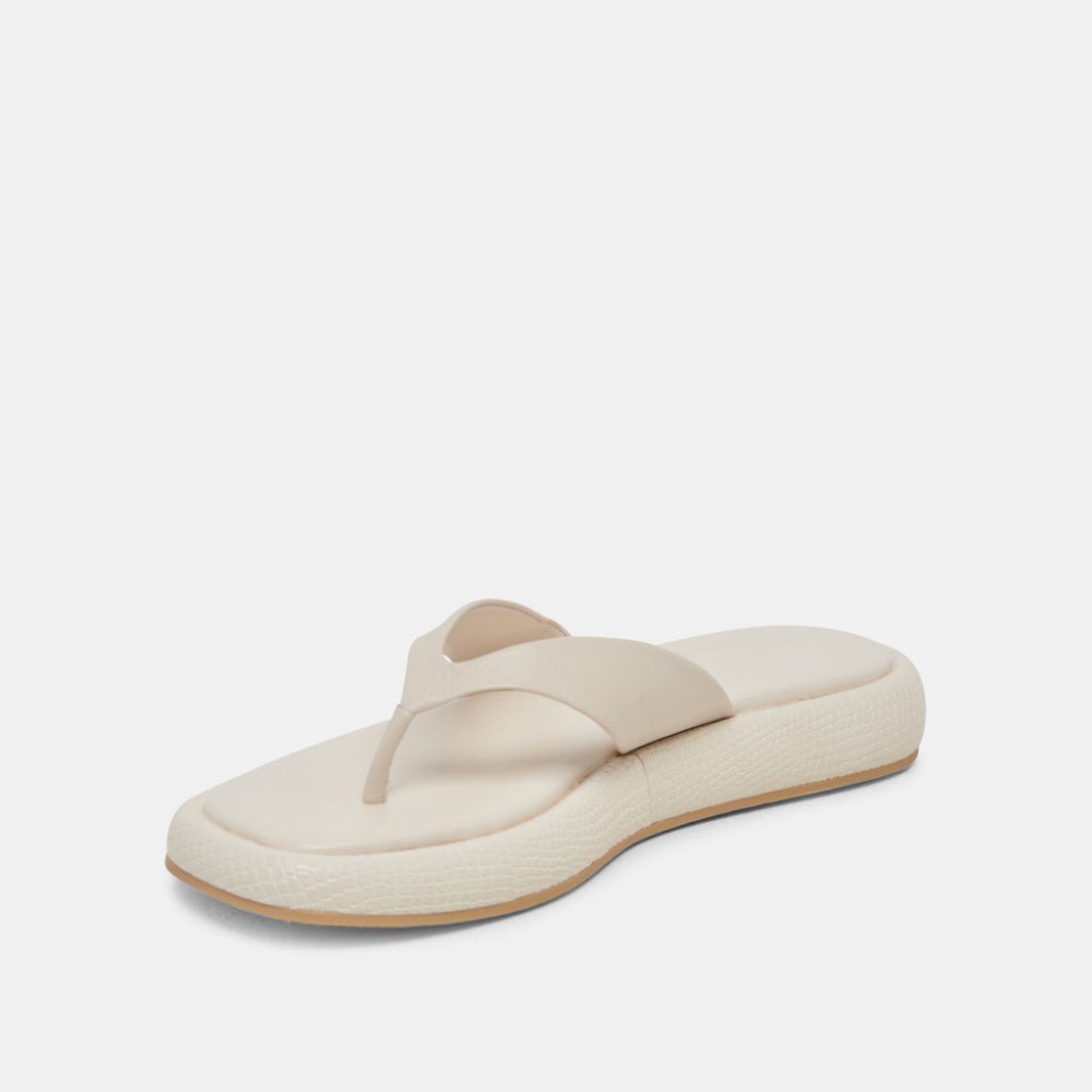 Dolce Vita Adin Sandals Ivory Leather