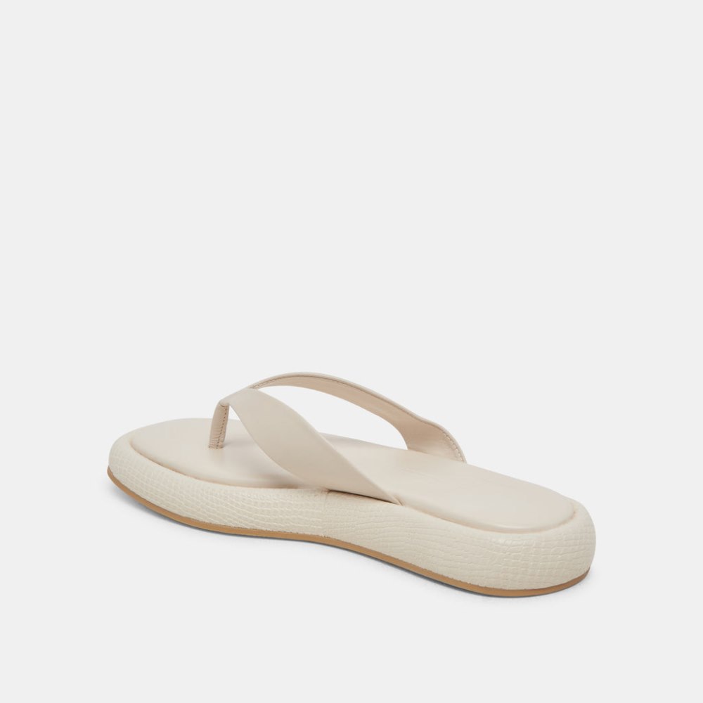 Dolce Vita Adin Sandals Ivory Leather