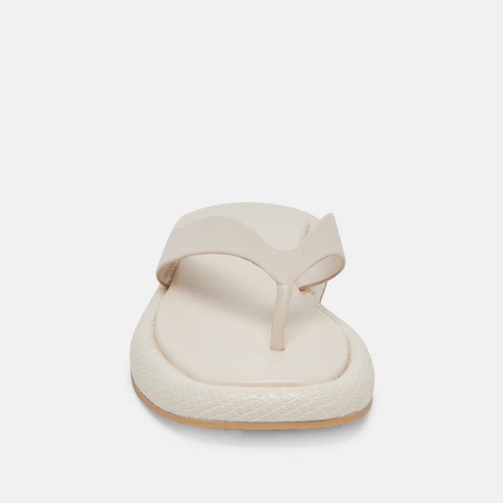 Dolce Vita Adin Sandals Ivory Leather