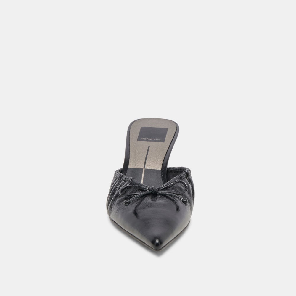 Dolce Vita Kairi Mid Heels Midnight Crinkle Patent