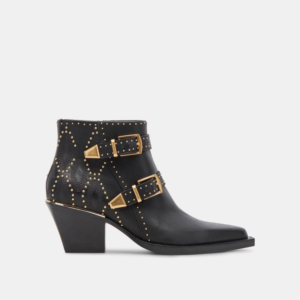 Dolce Vita Ronnie Booties Black Leather