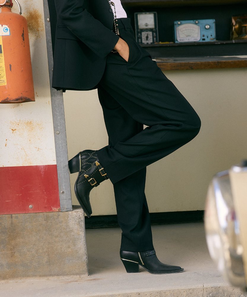 Dolce Vita Ronnie Booties Black Leather