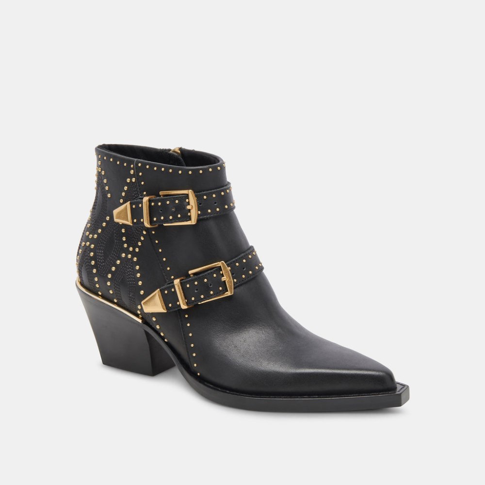Dolce Vita Ronnie Booties Black Leather
